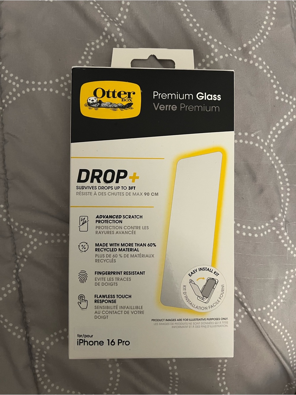 Otterbox screen protector for IPhone 16 Pro